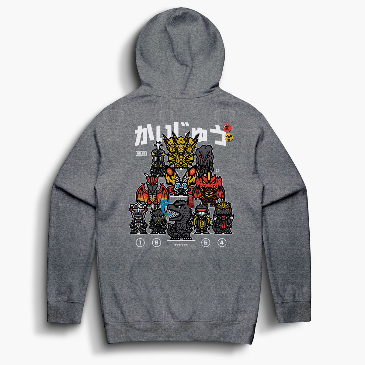 Monsters—Hoodie—Gunmetal