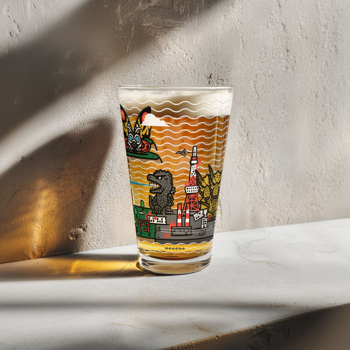 Monsters—Kaiju Pint
