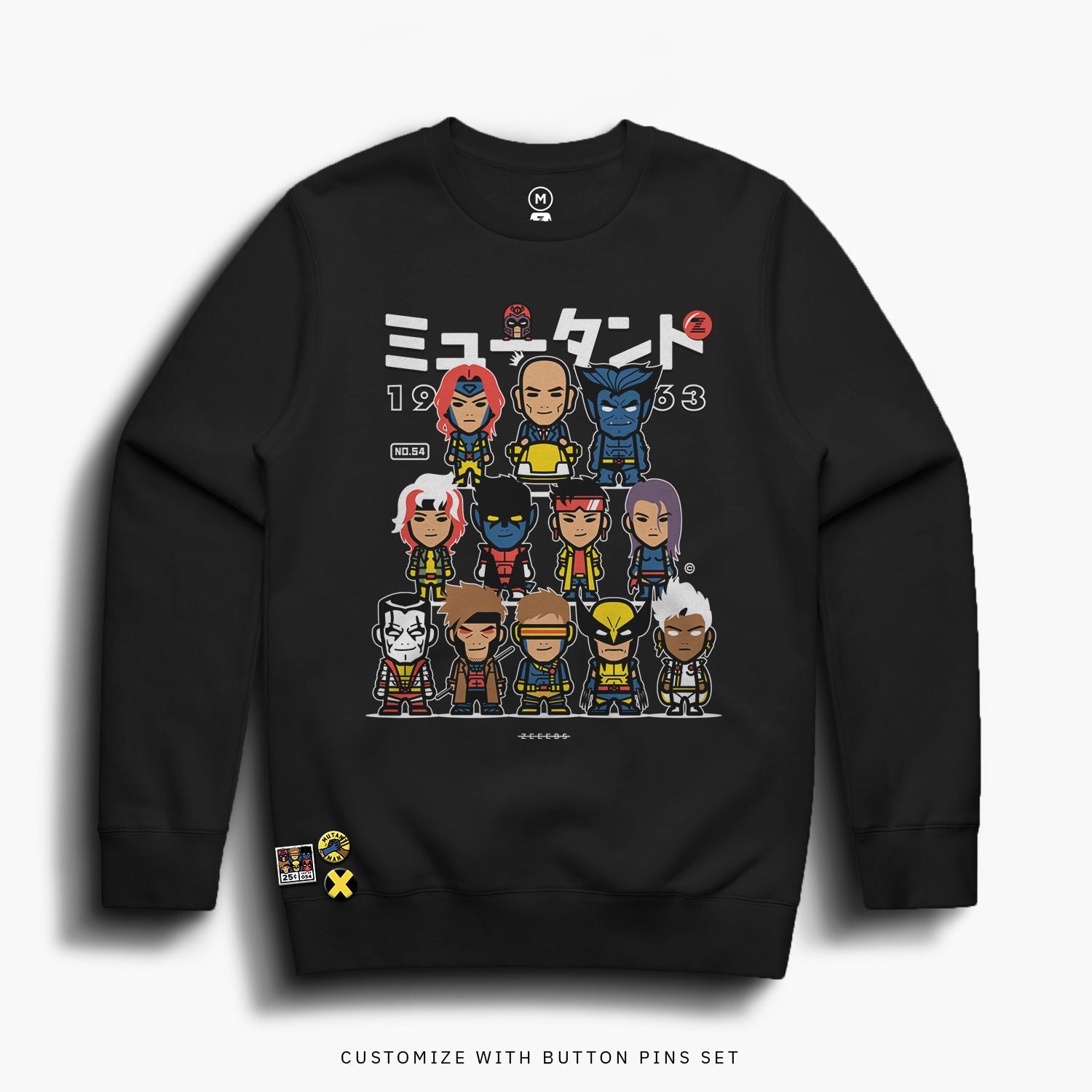 Mutants—Crewsweater—Black