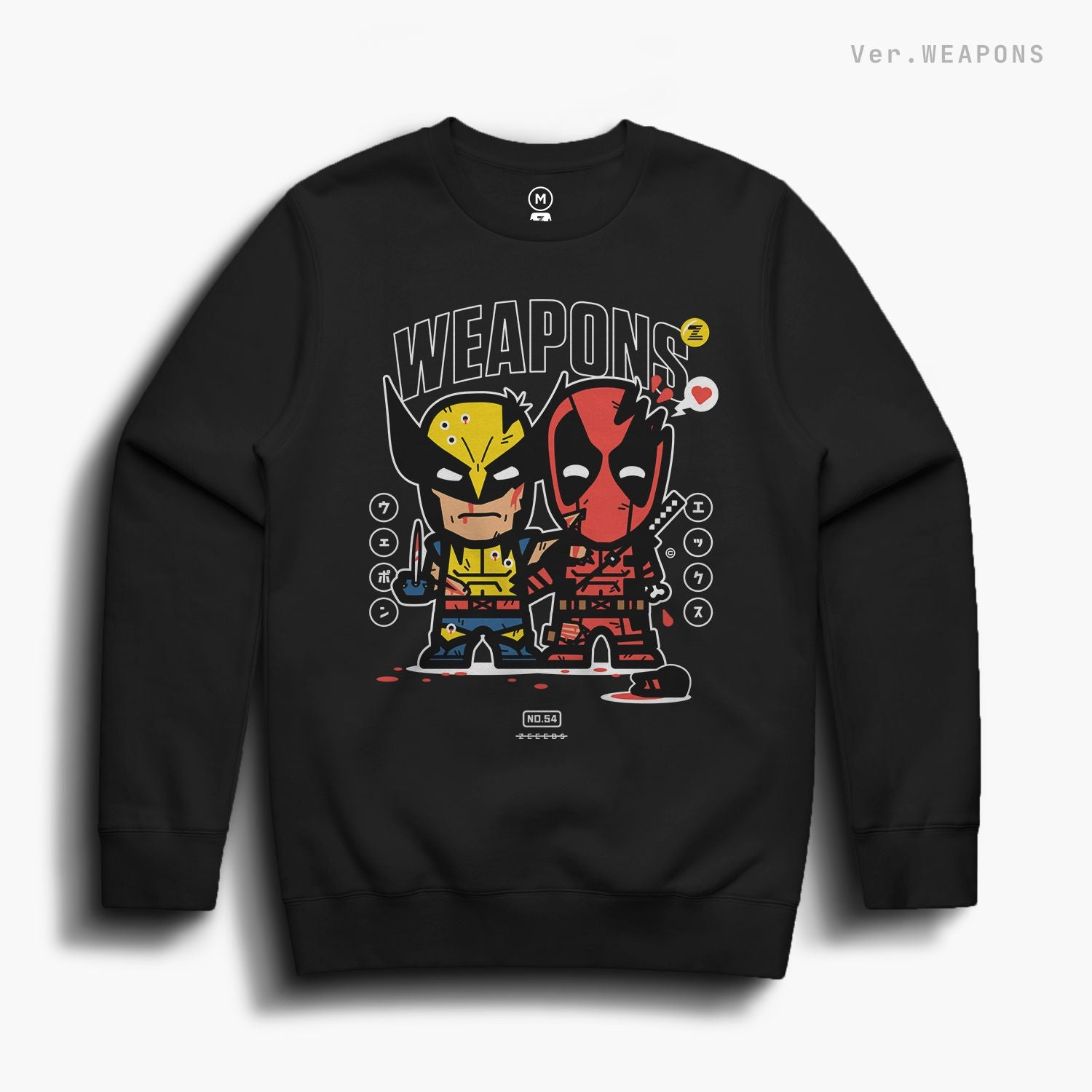 Mutants—Crewsweater—Weapon—Black