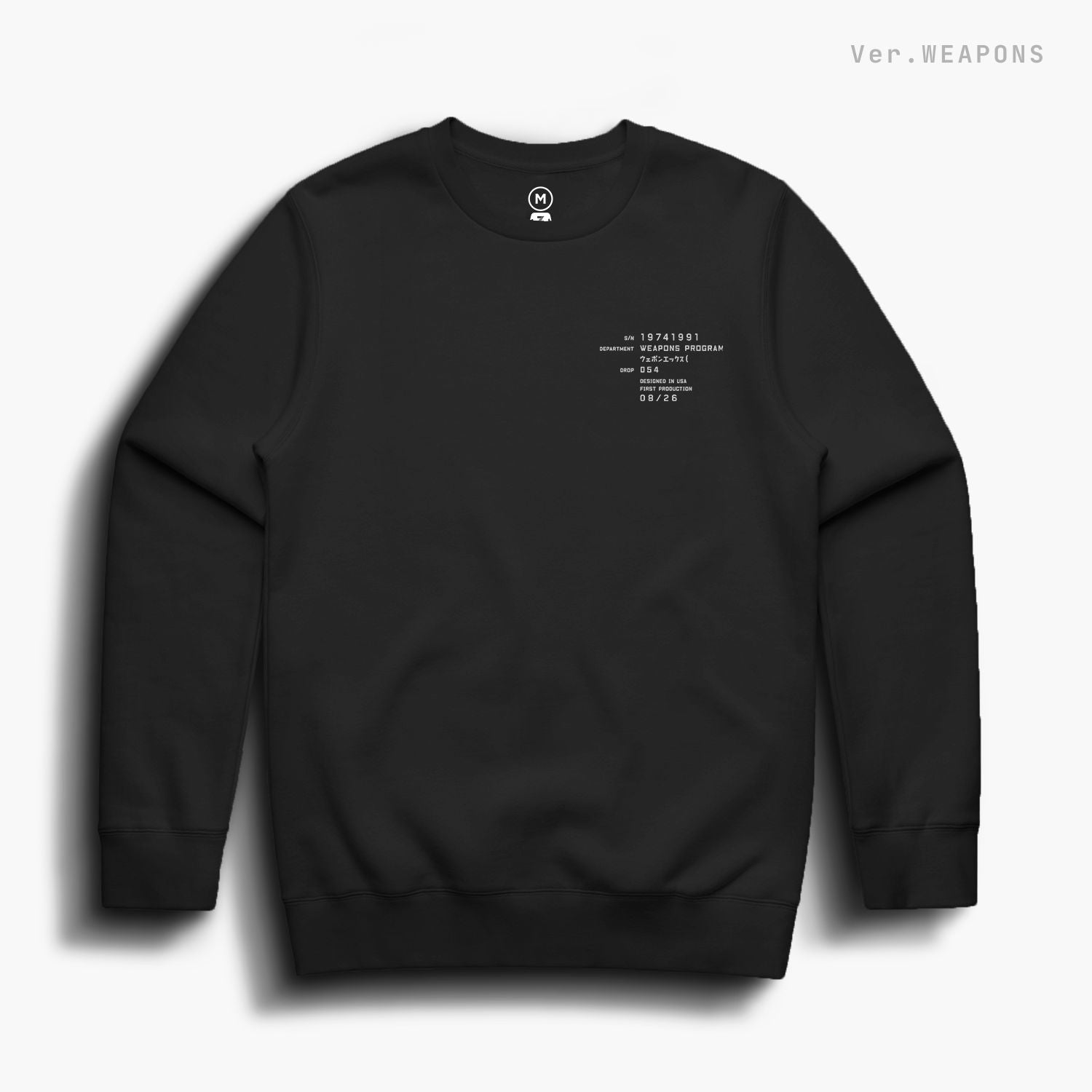Mutants—Crewsweater—Weapon—Black—optBack