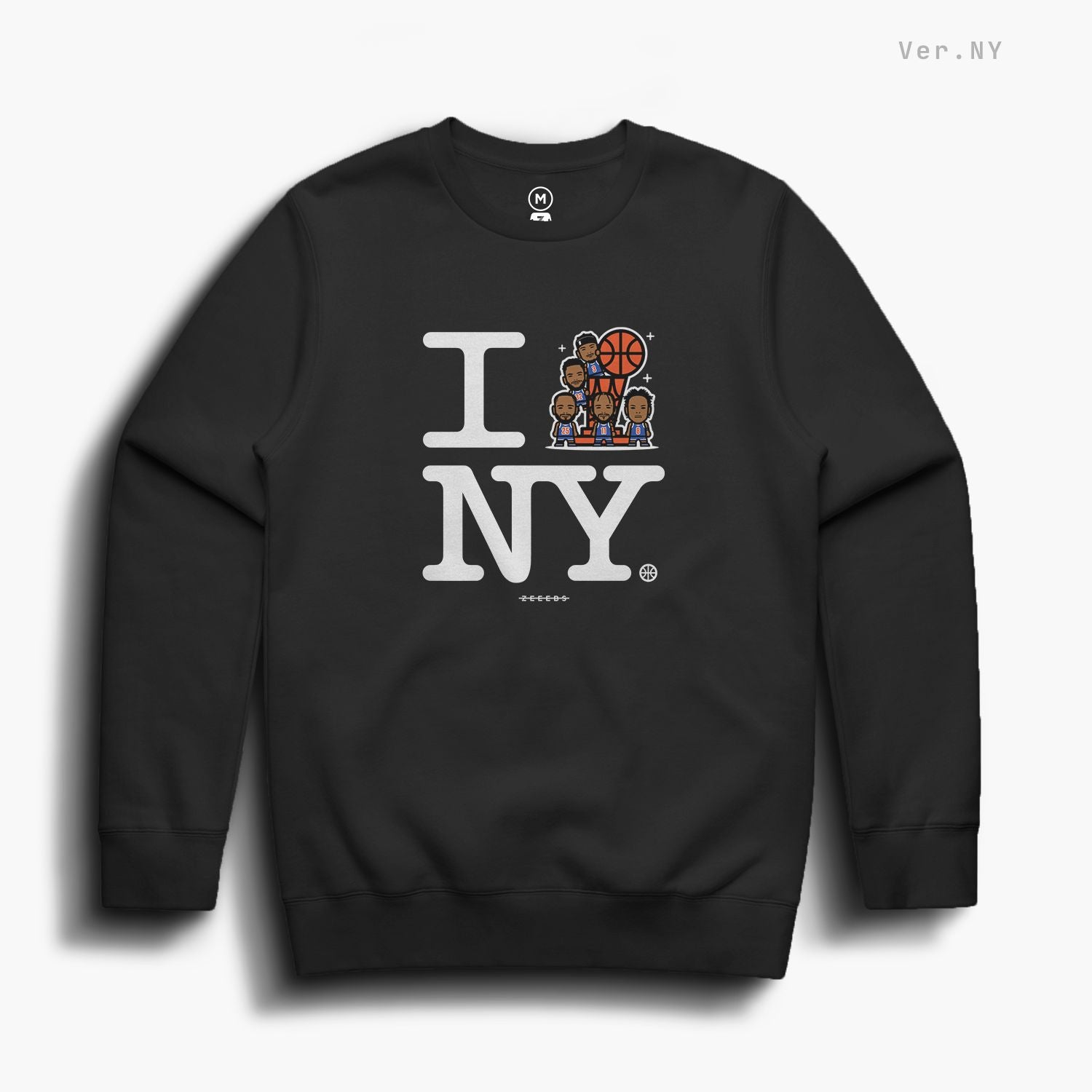 NYChamps—Crewsweater—NY—Black