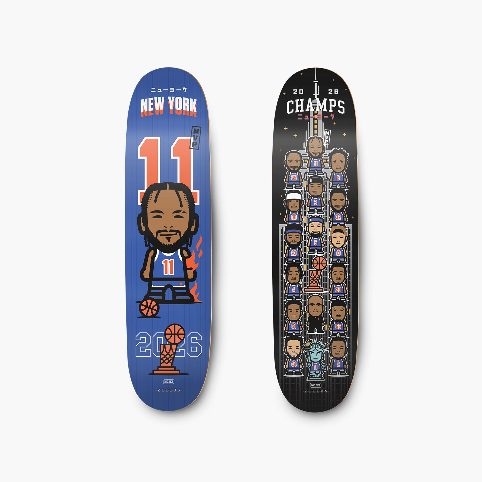 NYChamps—Skate Deck—Burner