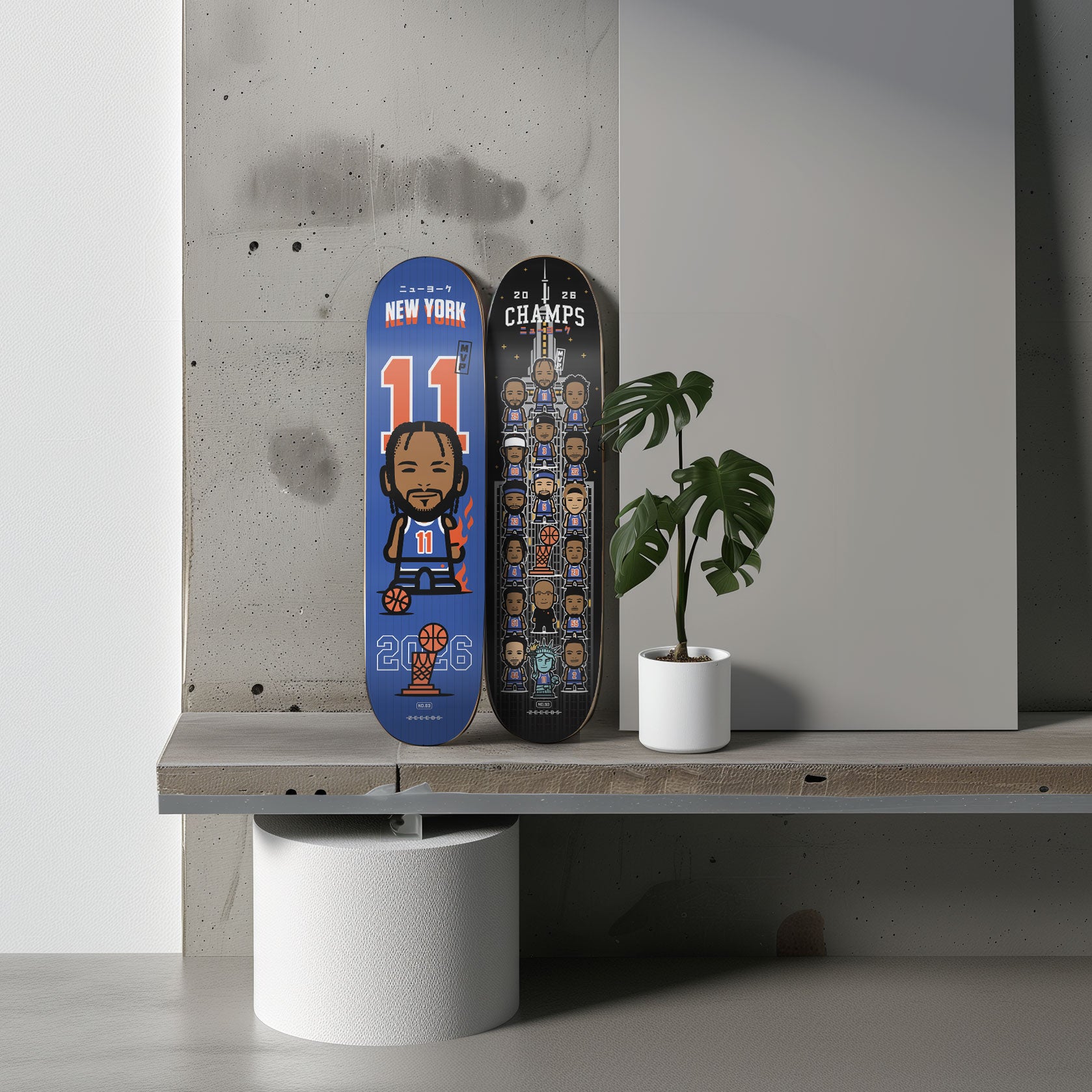 NYChamps—Skate Deck—Burner