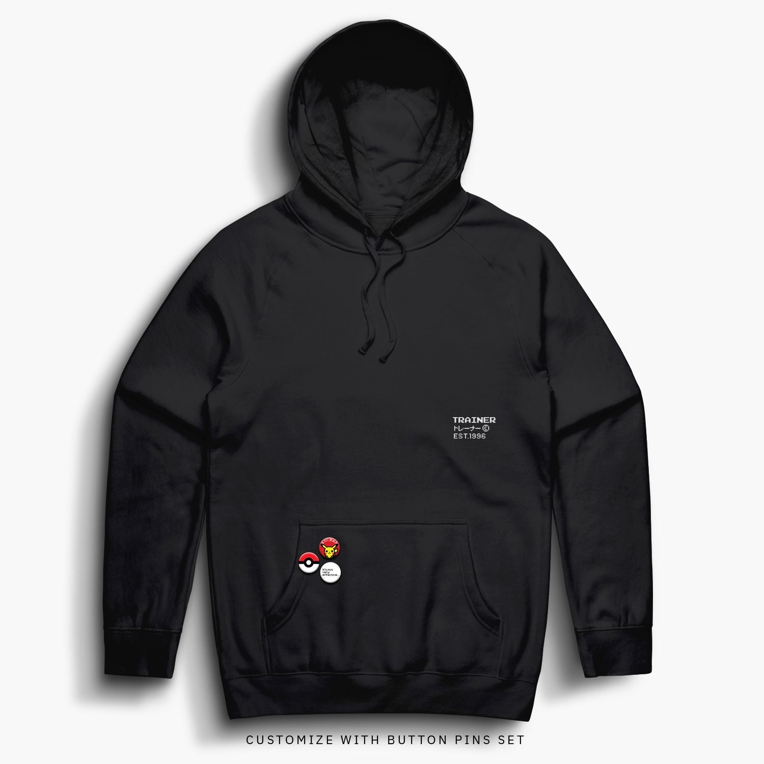 Pocket—Hoodie—Black—Manga Edition