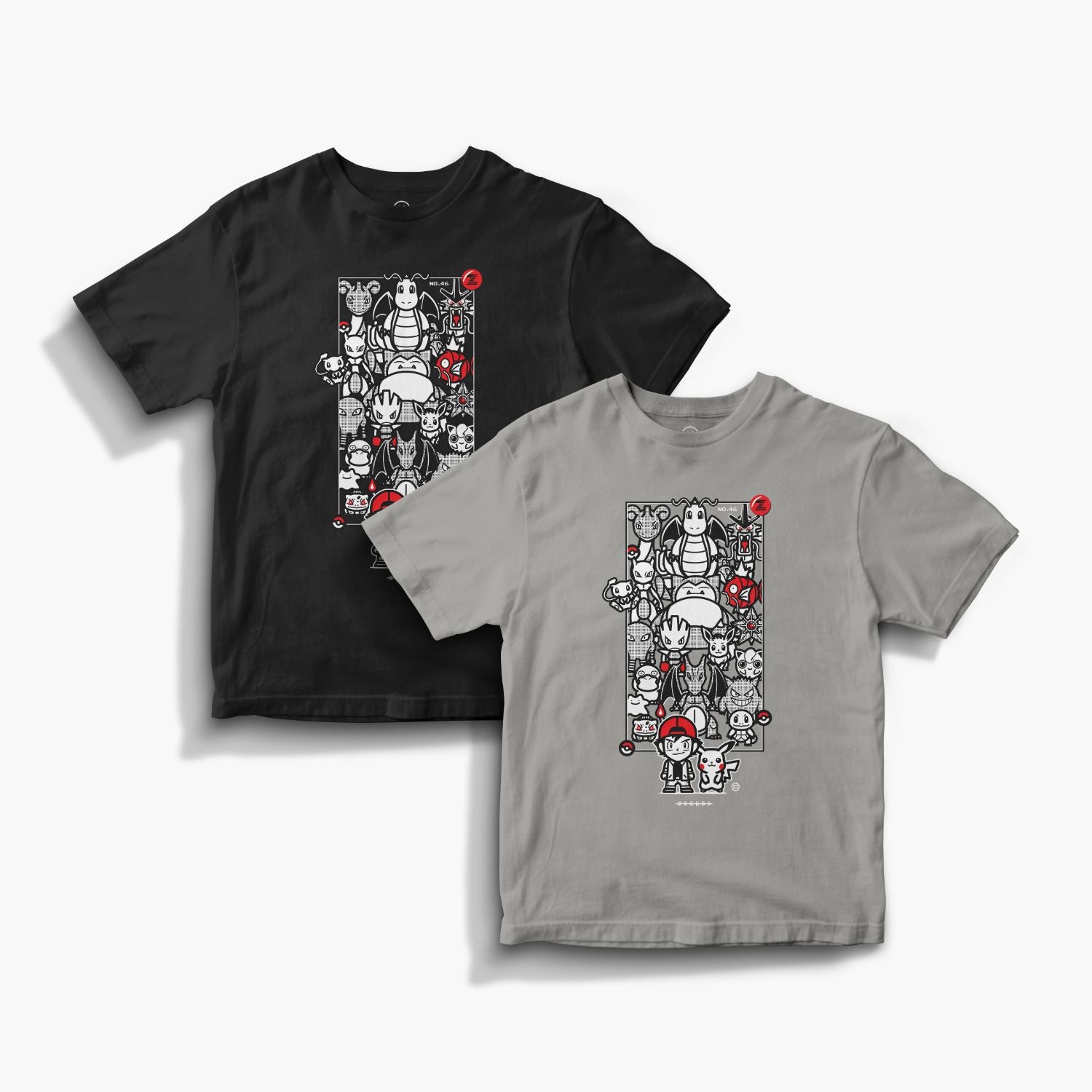 Pocket—Tee—Black—Manga Edition