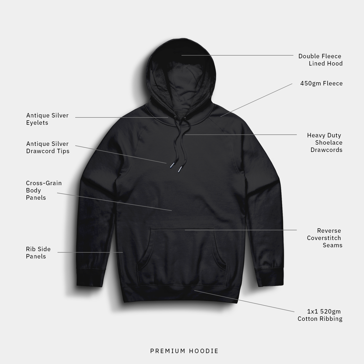 LA25—Hoodie—Royal—Premium