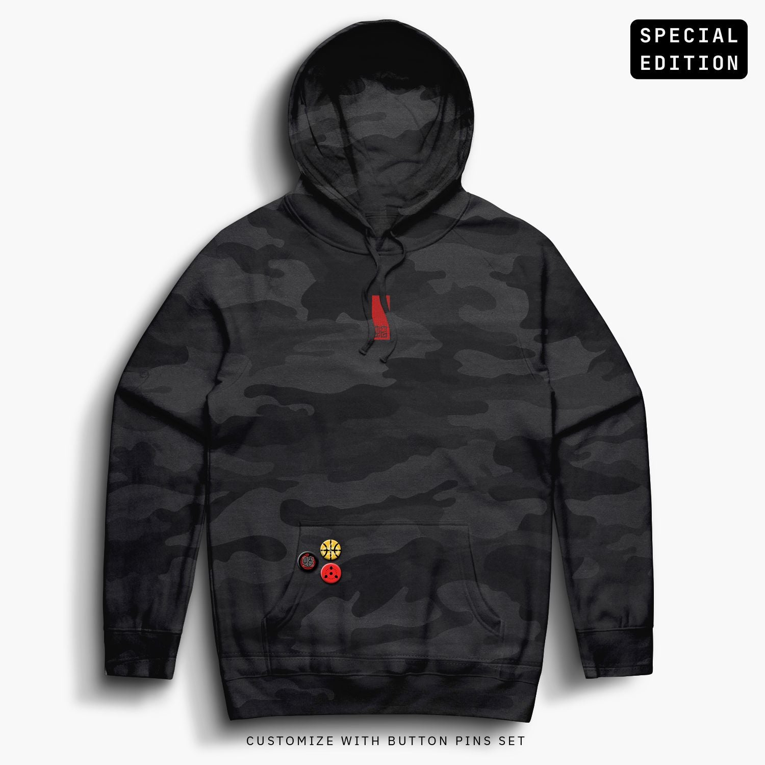 Snakes—Hoodie—S—Blk Camo