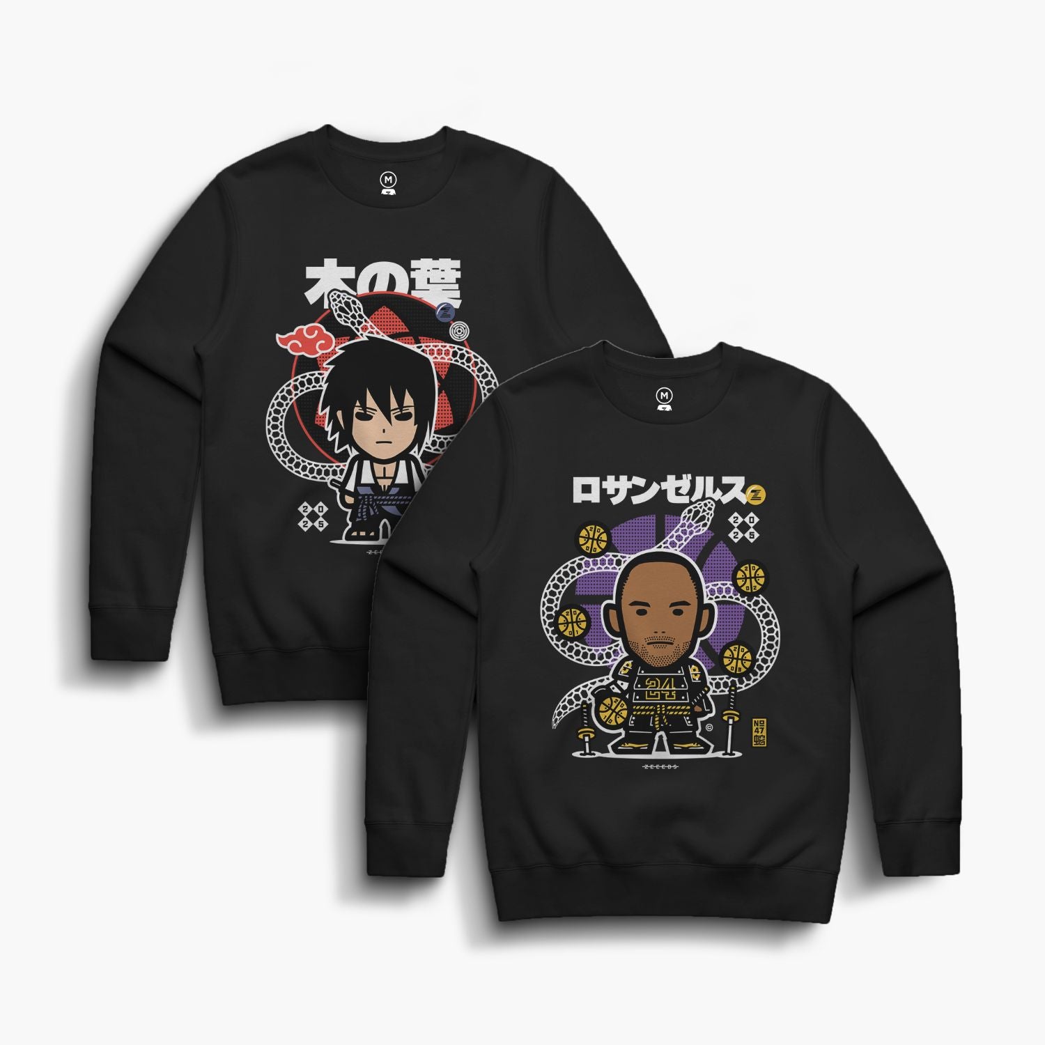 Snakes—Crewsweater—S—Black