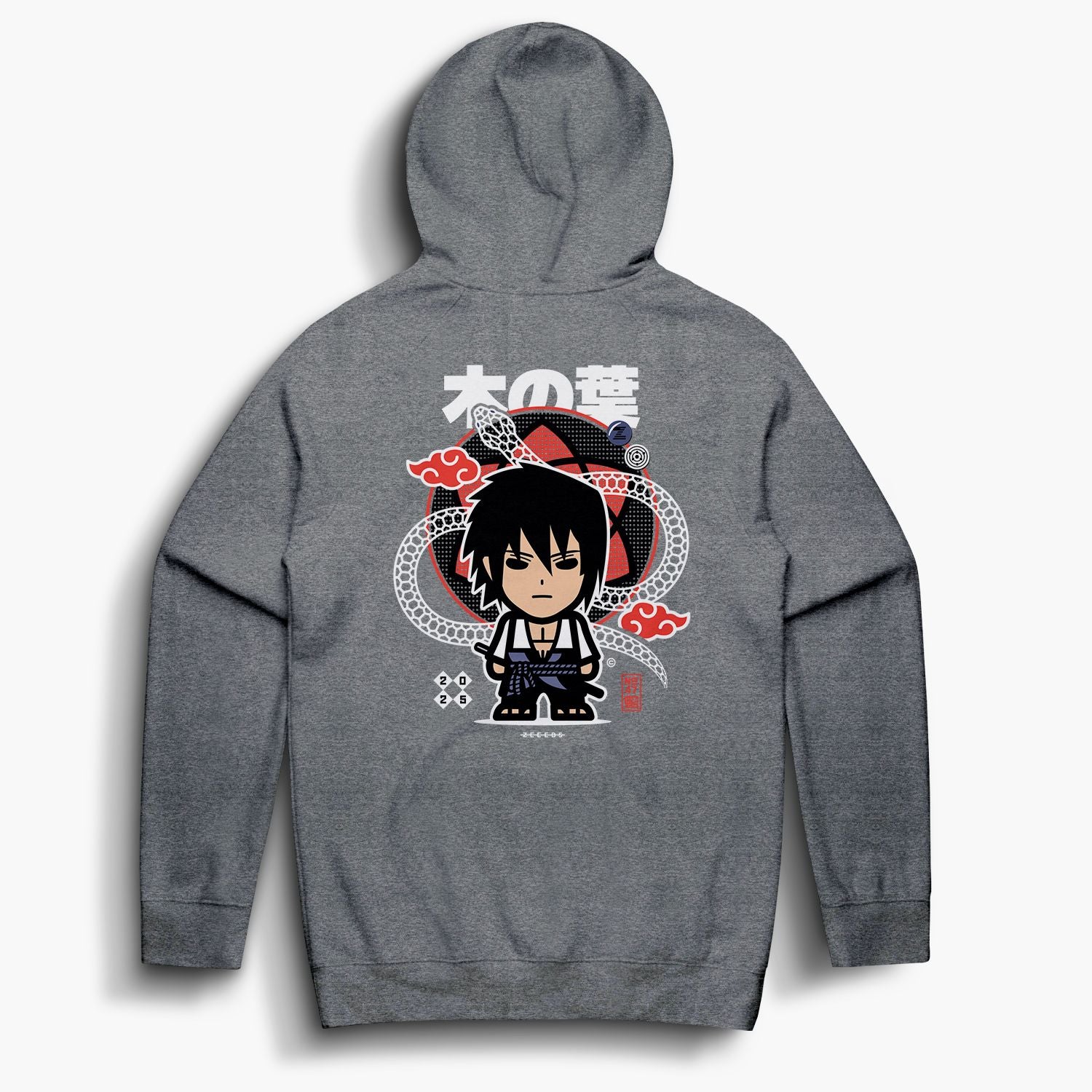 Snakes—Hoodie—S—Gunmetal