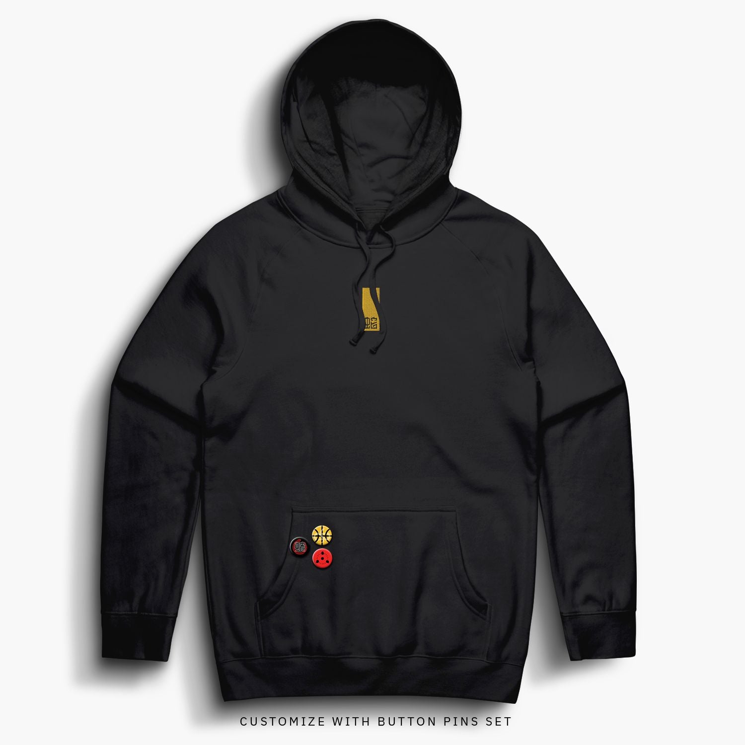 Snakes—Hoodie—K—Black