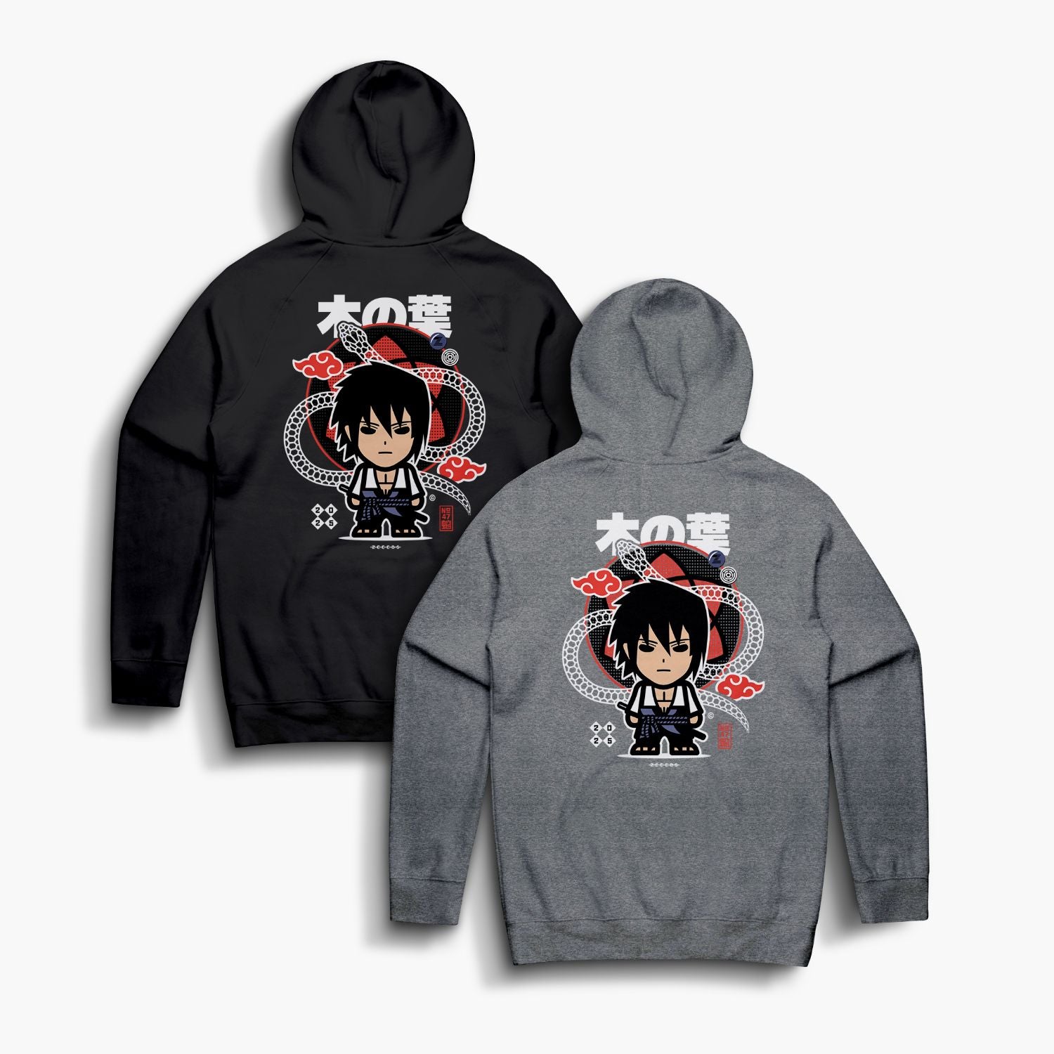 Snakes—Hoodie—S—Gunmetal