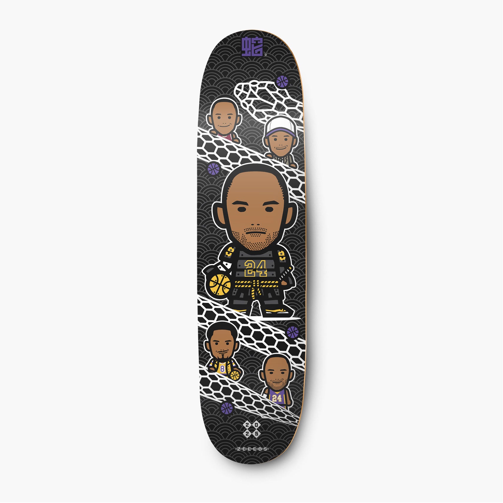 Snakes—Skate Deck—Samurai