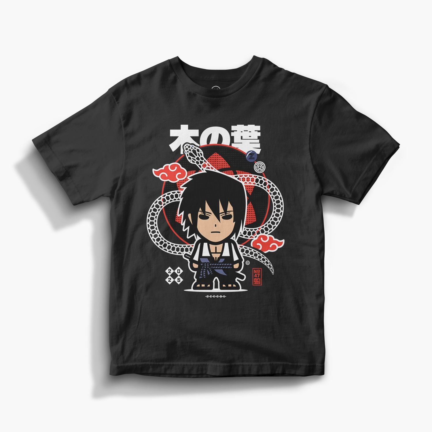 Snakes—Tee—S—Black
