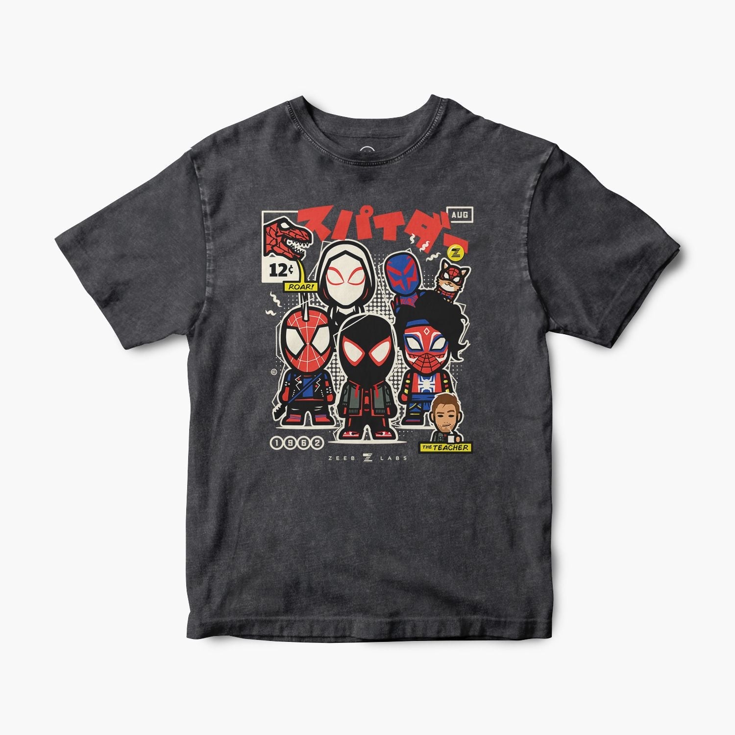 Spider—Tee—Vintage Stone Wash—optFront