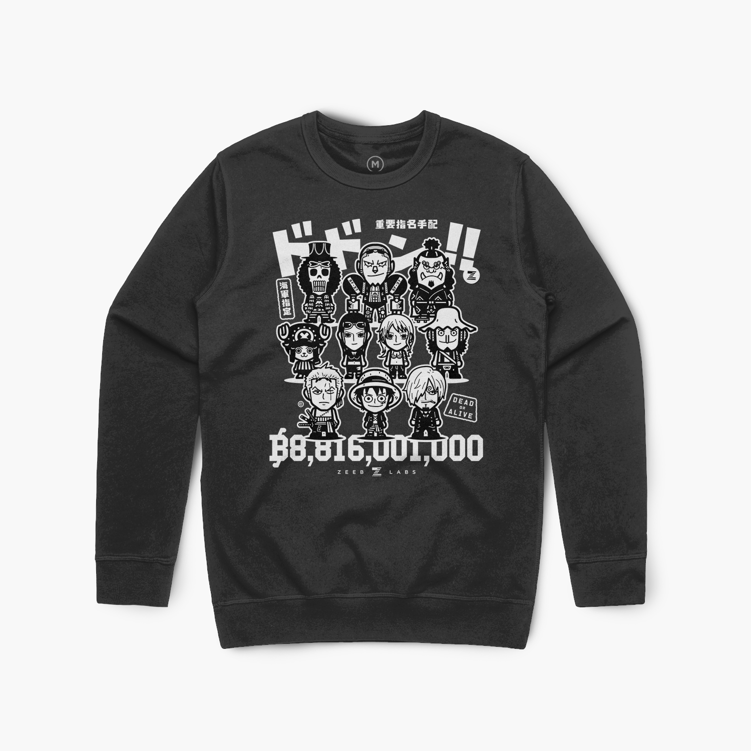 Straw—Crewsweater—Manga Blk