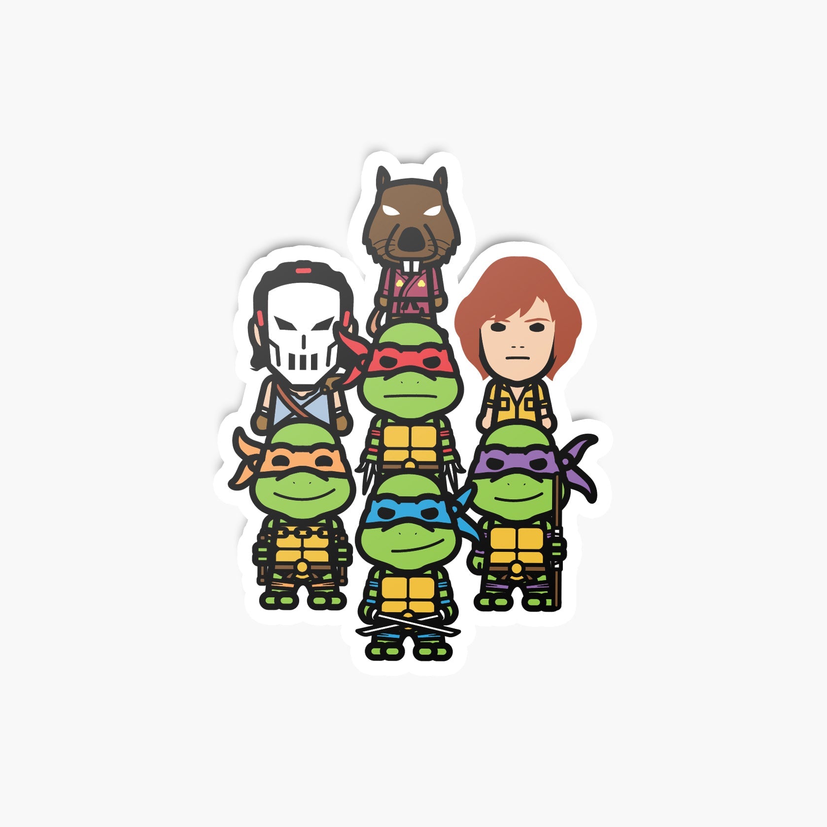 Turtles—Sticker—Crew
