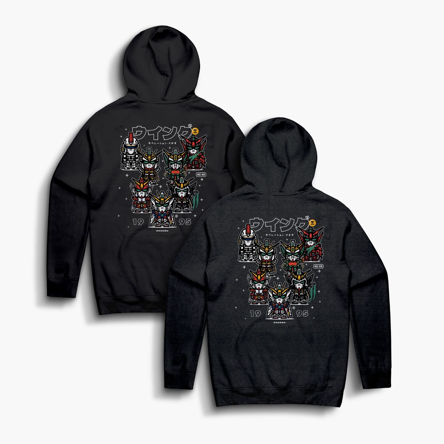 Wing—Hoodie—Black