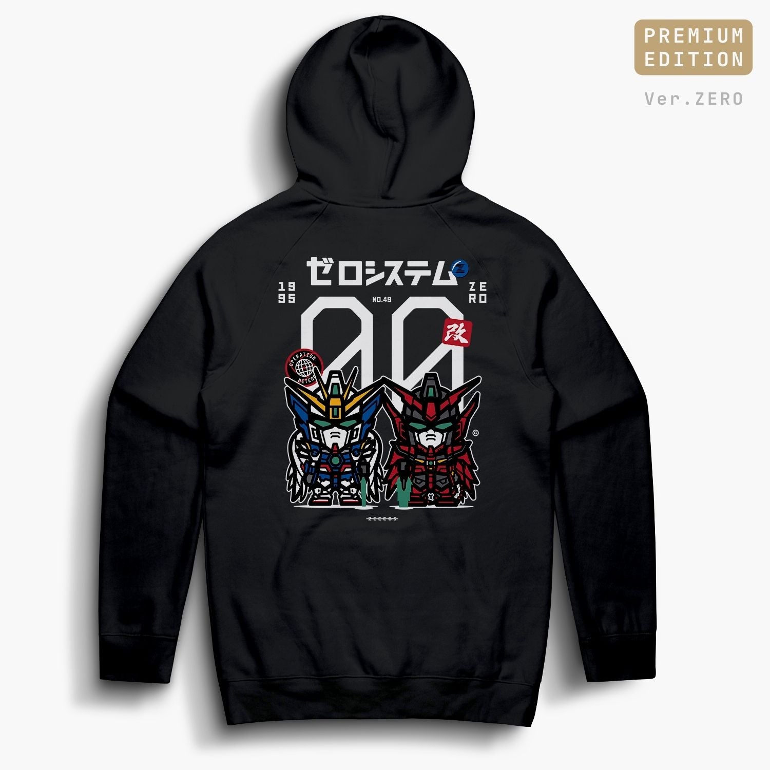 Wing—Hoodie—Ver.ZERO—Black—Premium