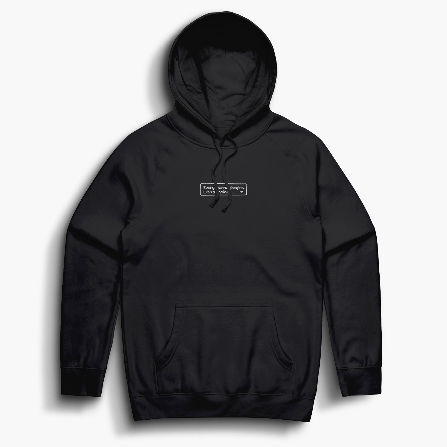 Pocket—Hoodie—Black