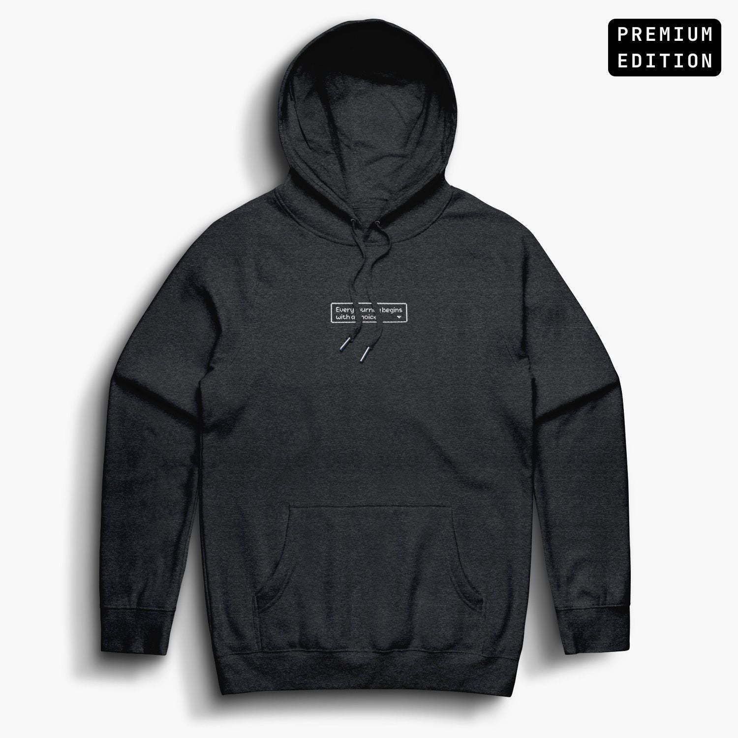 Pocket—Hoodie—Charcoal—Premium