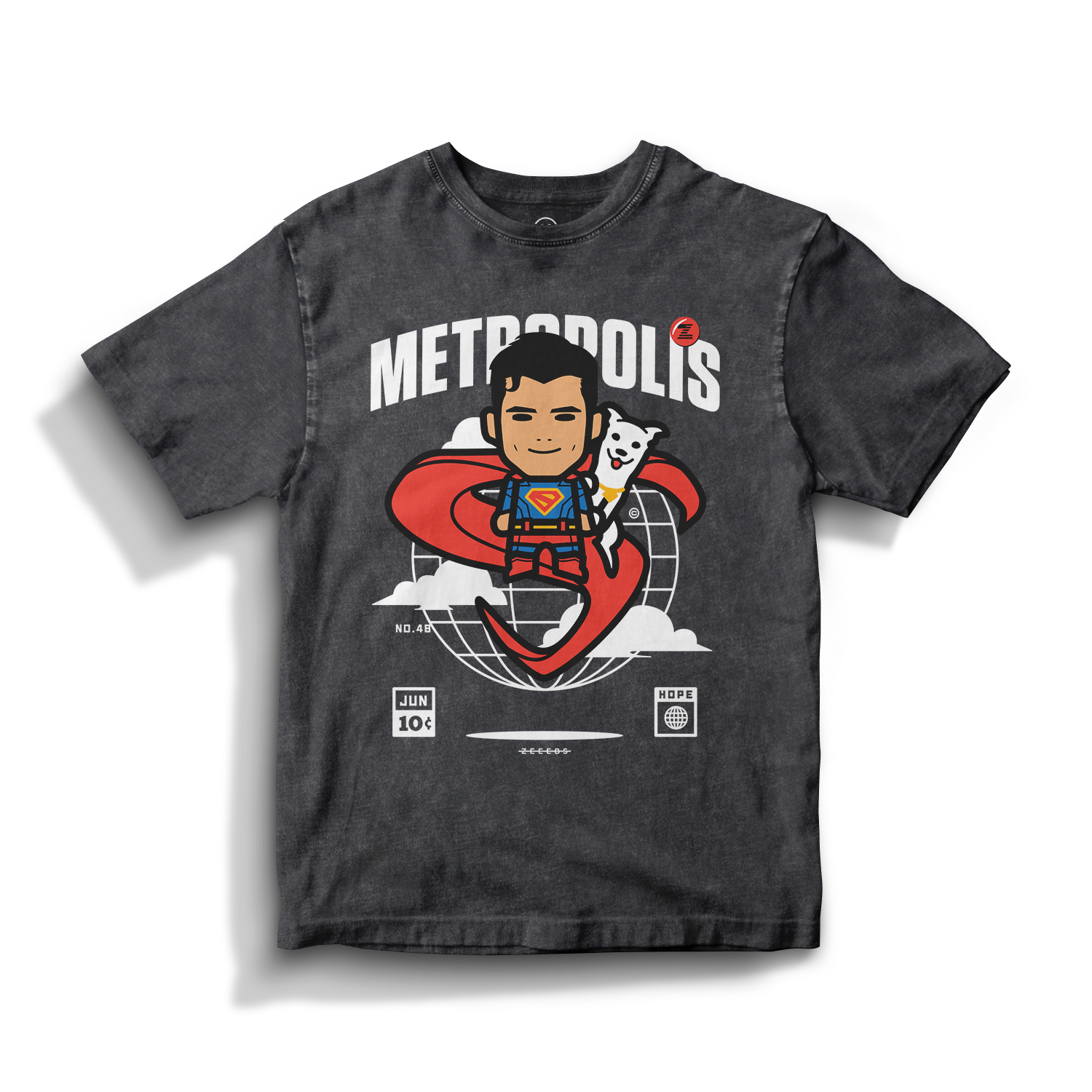 Super—Tee—Vintage Black